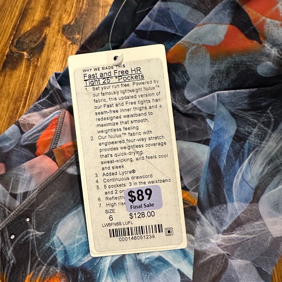 Lululemon Fast and Free High Rise Tight 25” Leggings - Picture 13 of 15